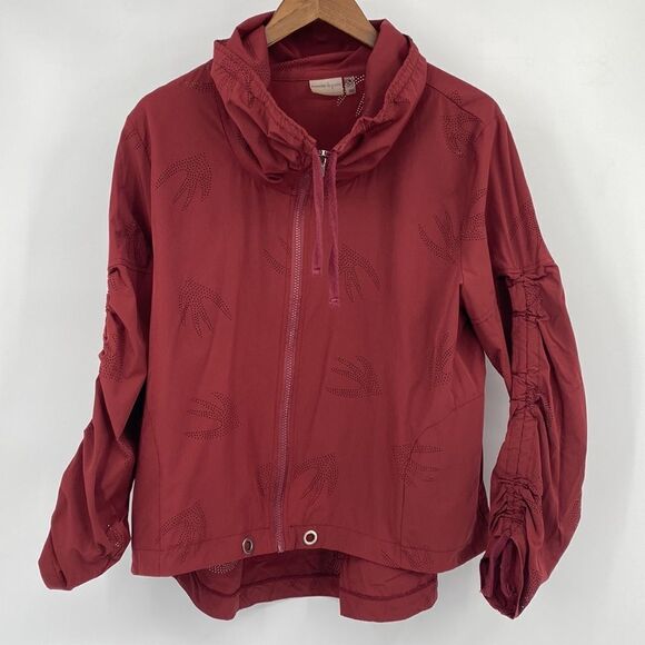 Nanette Lepore Burgundy Swan Jacket XL - Picture 5 of 9